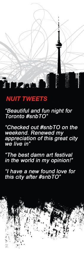 nuit tweets - sample of tweets about nuit blanch